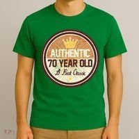 Authentic 70 Year Old Classic 70th Birthday T-Shirt thumb 3