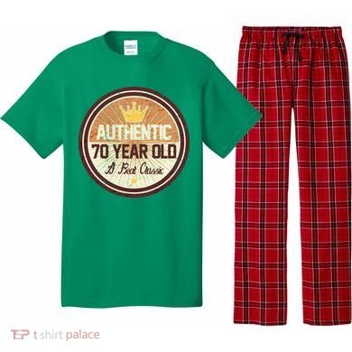 Authentic 70 Year Old Classic 70th Birthday Pajama Set