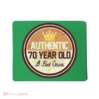 Authentic 70 Year Old Classic 70th Birthday Mousepad thumb 0
