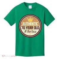 Authentic 70 Year Old Classic 70th Birthday Kids T-Shirt thumb 0