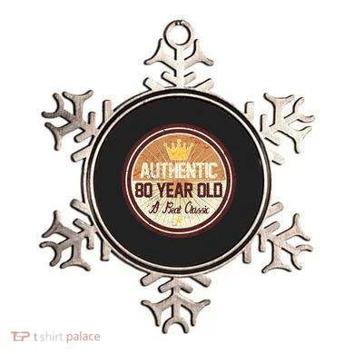 Authentic 80 Year Old Classic 80th Birthday Ornament