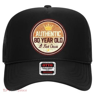 Authentic 80 Year Old Classic 80th Birthday Hat