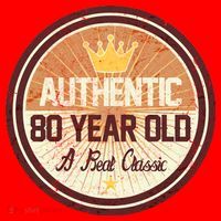 Authentic 80 Year Old Classic 80th Birthday Santa Hat thumb 1