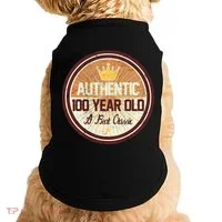 Authentic 90 Year Old Classic 90th Birthday Doggie Tank thumb 0