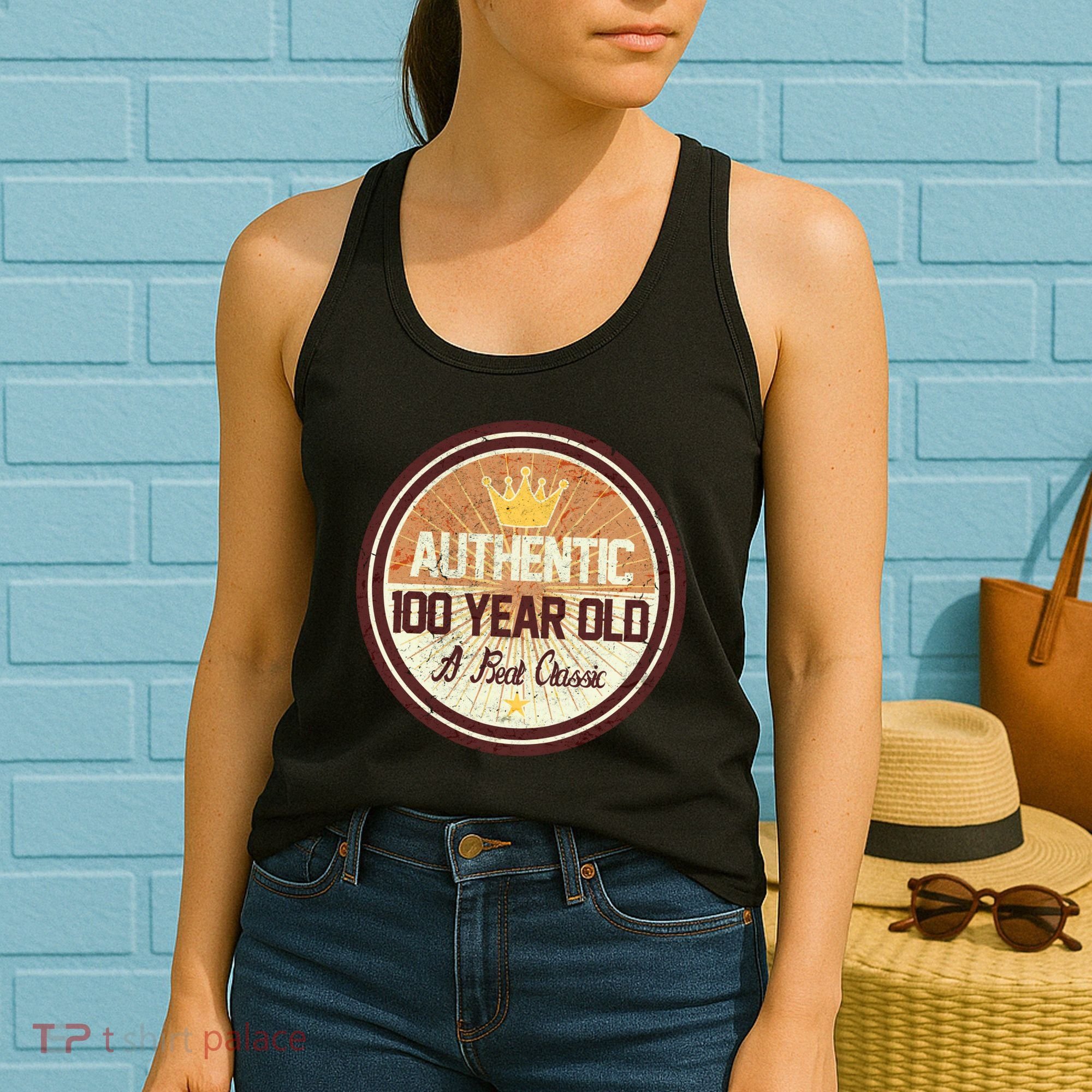 Authentic 90 Year Old Classic 90th Birthday Women's Tank Top
