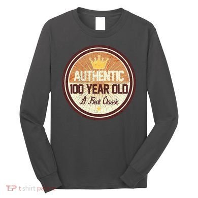 Authentic 90 Year Old Classic 90th Birthday Long Sleeve Shirt