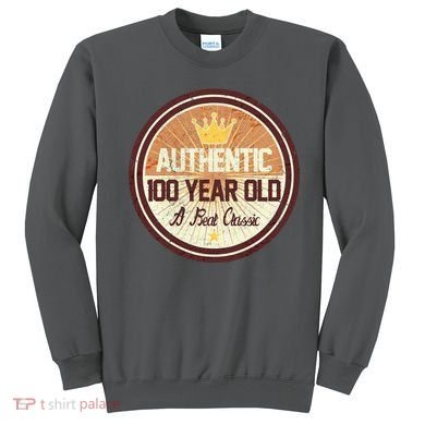 Authentic 90 Year Old Classic 90th Birthday Sweatshirt