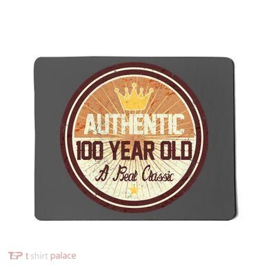 Authentic 90 Year Old Classic 90th Birthday Mousepad