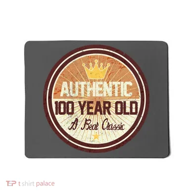 Authentic 90 Year Old Classic 90th Birthday Mousepad