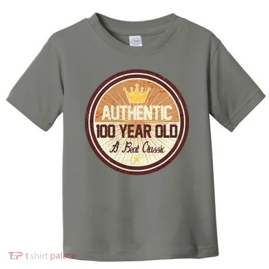 Authentic 90 Year Old Classic 90th Birthday Toddler T-Shirt