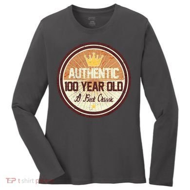 Authentic 90 Year Old Classic 90th Birthday Women's Long Sleeve Shirt