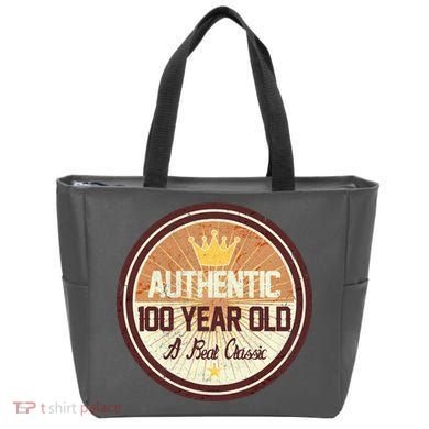 Authentic 90 Year Old Classic 90th Birthday Tote Bag