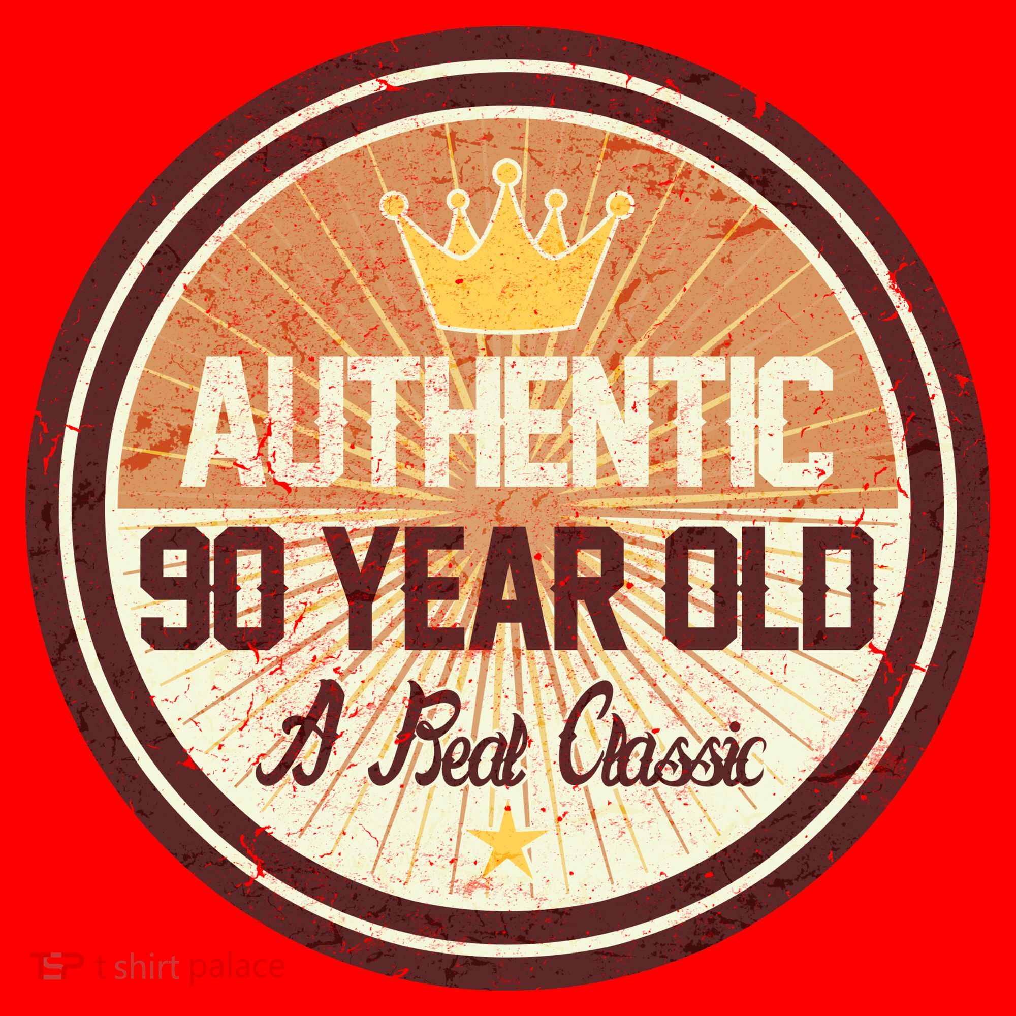 Authentic 90 Year Old Classic 90th Birthday Santa Hat