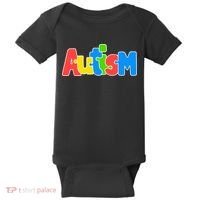Autism - In A World Where You Can Be Anything BE KIND Baby Bodysuit thumb 0