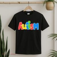 Autism - It's No Prob-llama To Be Different T-Shirt thumb 2