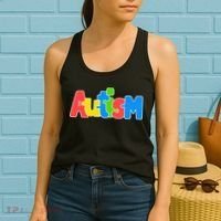Autism - It's No Prob-llama To Be Different Women's Tank Top thumb 2