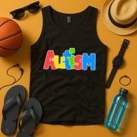 Autism - It's No Prob-llama To Be Different Tank Top thumb 4