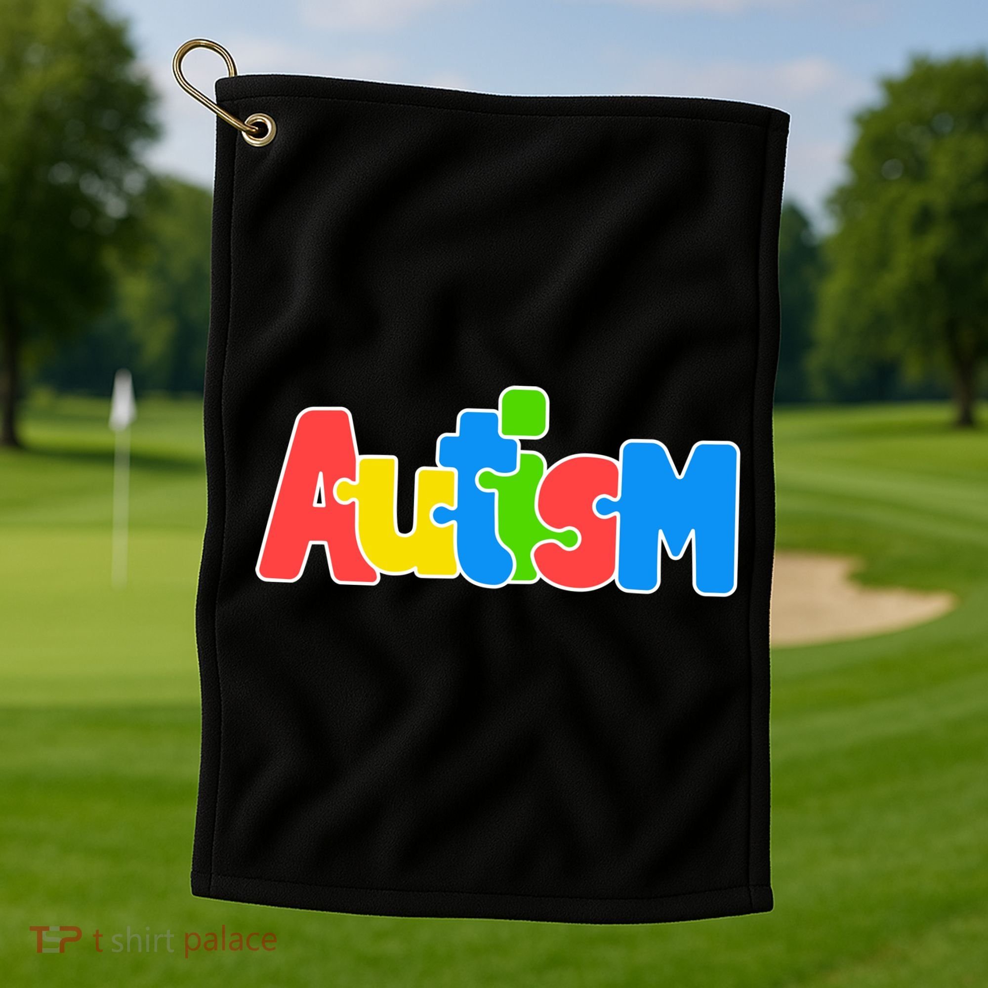 Autism - It's No Prob-llama To Be Different Golf Towel