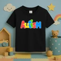 Autism - It's No Prob-llama To Be Different Toddler T-Shirt thumb 3
