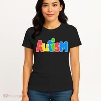 Autism - It's No Prob-llama To Be Different Women's T-Shirt thumb 4