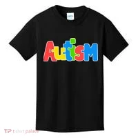 Autism - It's No Prob-llama To Be Different Kids T-Shirt thumb 0