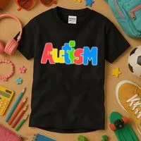 Autism - It's No Prob-llama To Be Different Kids T-Shirt thumb 3