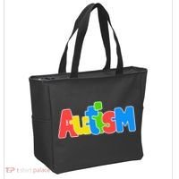 Autism - It's No Prob-llama To Be Different Tote Bag thumb 2