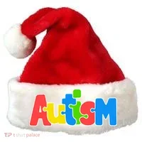 Autism - It's No Prob-llama To Be Different Santa Hat thumb 0