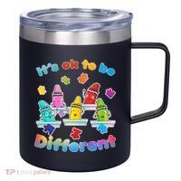 Autism - It's Ok To Be Different Crayons 12oz Stainless Steel Coffee Mug thumb 0