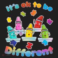 Autism - It's Ok To Be Different Crayons Hat thumb 2