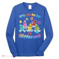 Autism - It's Ok To Be Different Crayons Long Sleeve Shirt thumb 0