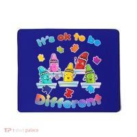 Autism - It's Ok To Be Different Crayons Mousepad thumb 0