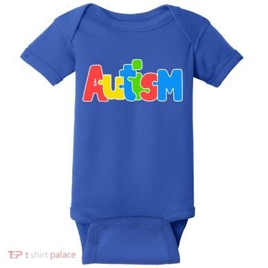 Autism - It's Ok To Be Different Crayons Baby Bodysuit