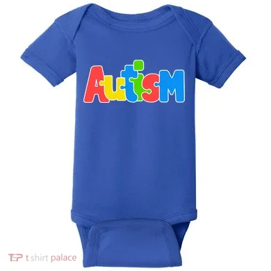 Autism - It's Ok To Be Different Crayons Baby Bodysuit