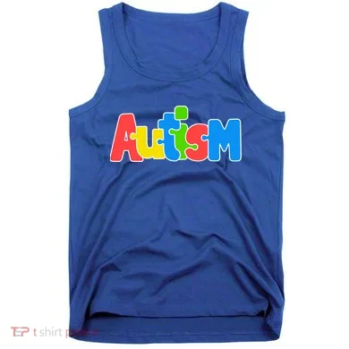 Autism - It's Ok To Be Different Crayons Tank Top