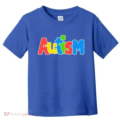 Autism - It's Ok To Be Different Crayons Toddler T-Shirt