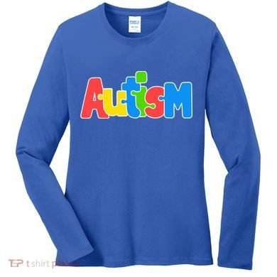 Autism - It's Ok To Be Different Crayons Women's Long Sleeve Shirt