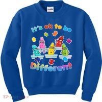 Autism - It's Ok To Be Different Crayons Kids Sweatshirt thumb 0
