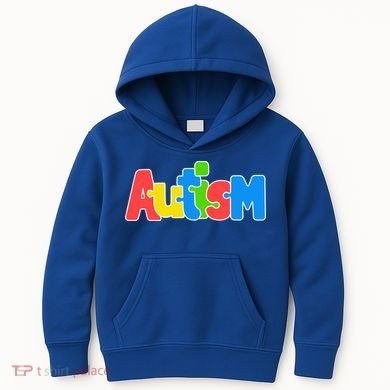 Autism - It's Ok To Be Different Crayons Kids Hoodie