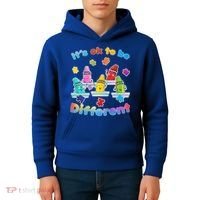 Autism - It's Ok To Be Different Crayons Kids Hoodie thumb 4