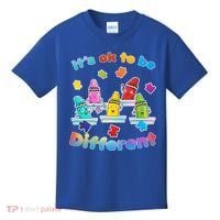Autism - It's Ok To Be Different Crayons Kids T-Shirt thumb 0