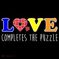 Autism - Love Completes The Puzzle Backpack thumb 2