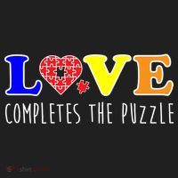 Autism - Love Completes The Puzzle Tumbler thumb 3