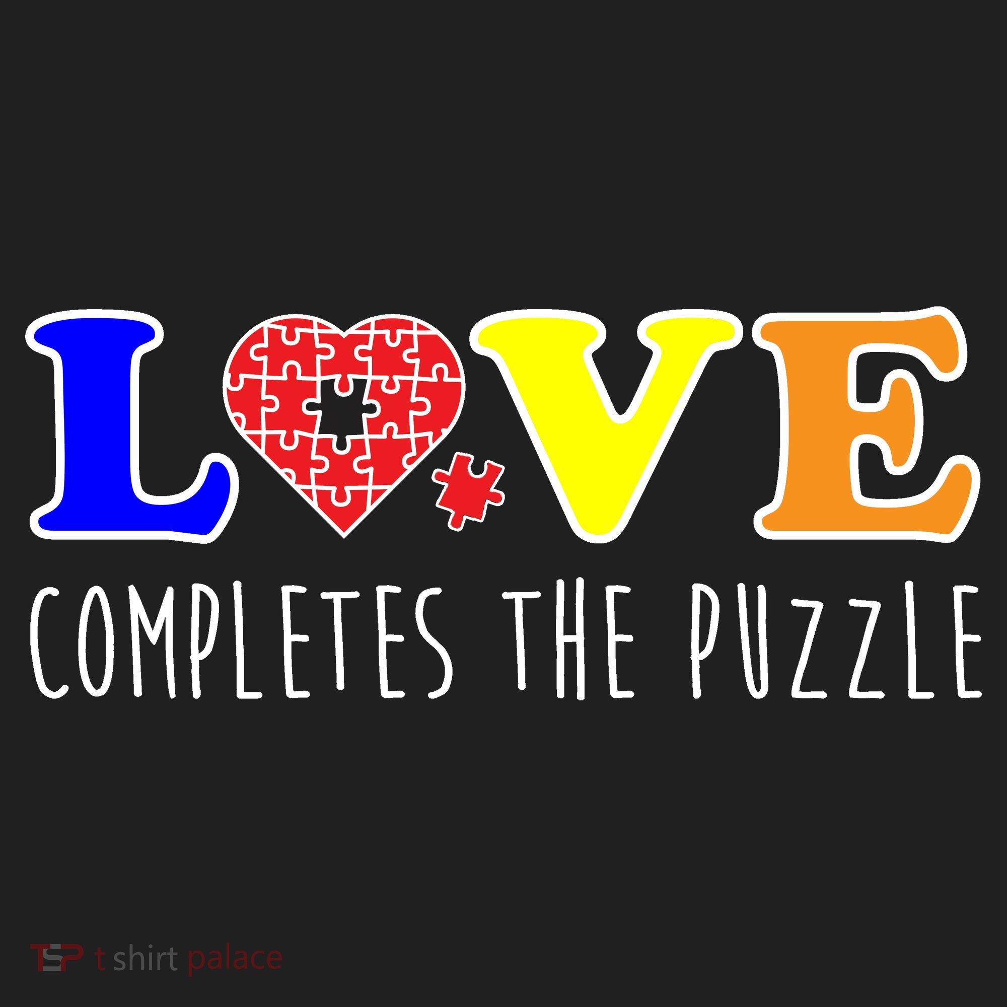 Autism - Love Completes The Puzzle Tumbler