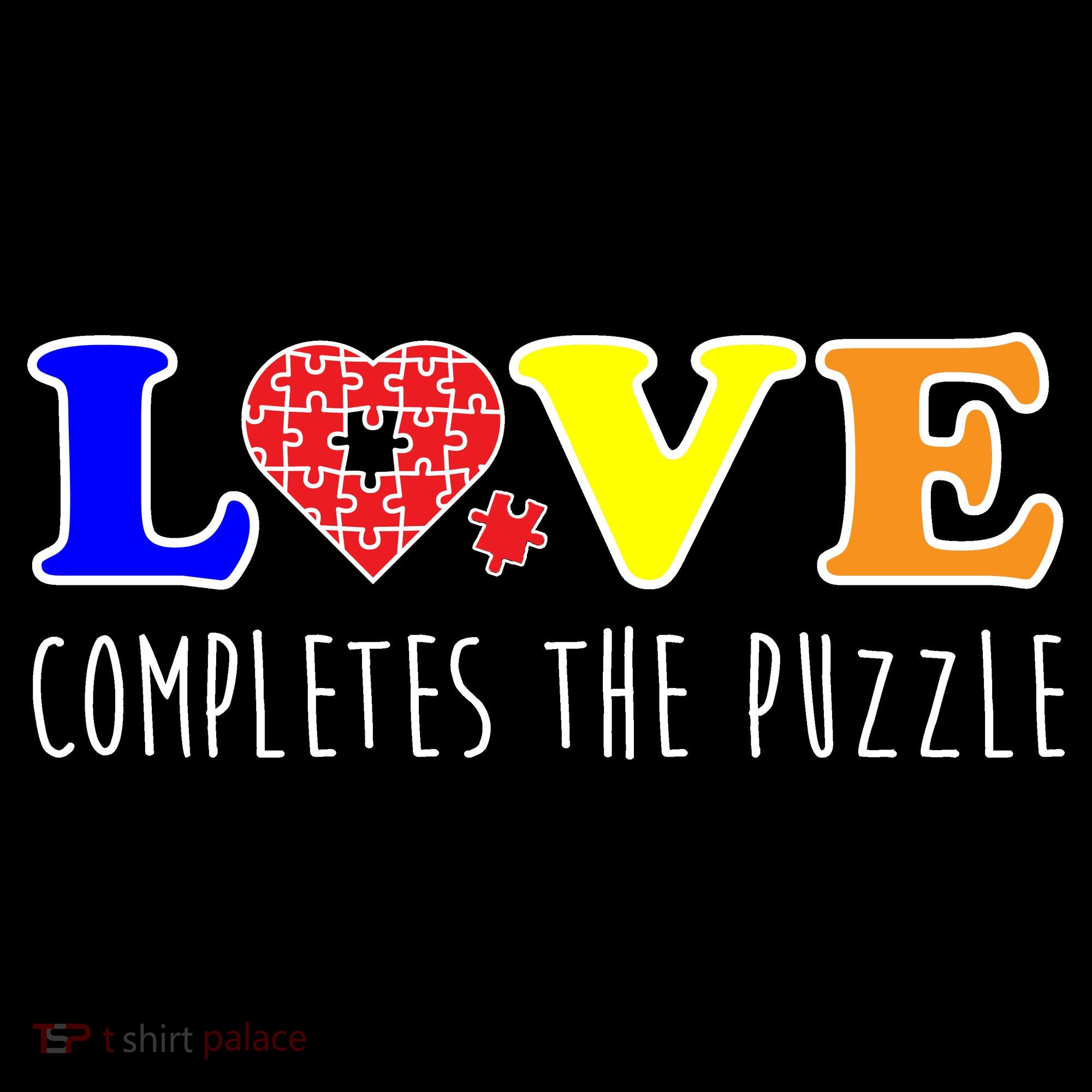 Autism - Love Completes The Puzzle Ornament