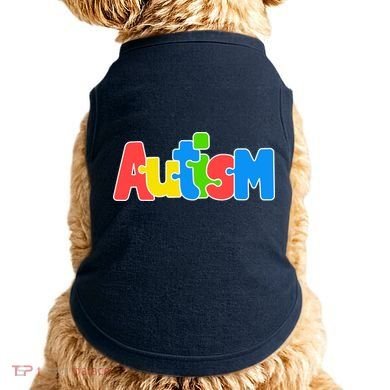 Autism - Love Completes The Puzzle Doggie Tank
