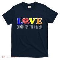 Autism - Love Completes The Puzzle T-Shirt thumb 0