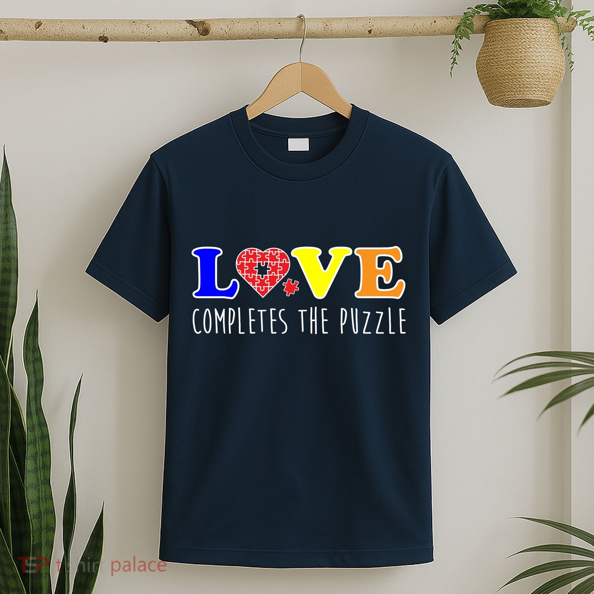Autism - Love Completes The Puzzle T-Shirt