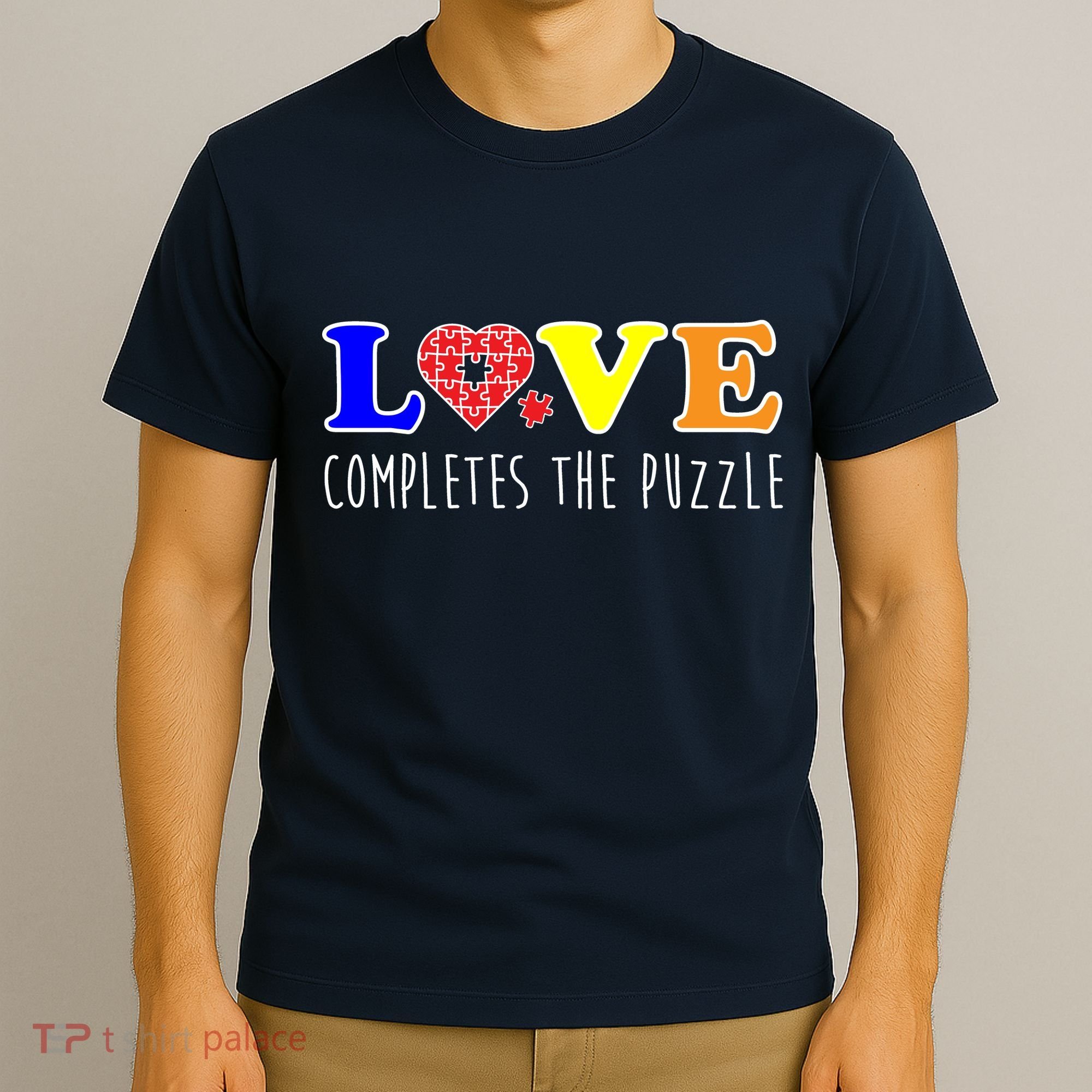 Autism - Love Completes The Puzzle T-Shirt
