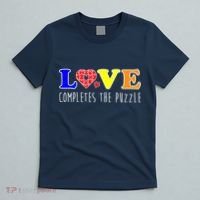Autism - Love Completes The Puzzle T-Shirt thumb 5